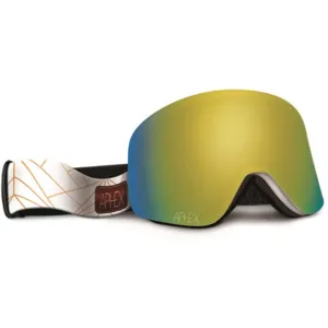 Oxia Matt White Frame/ Revo Gold Lens   Yellow Lens S1