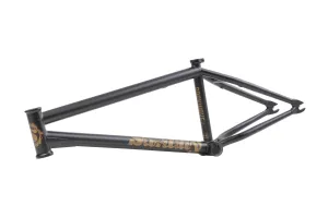 Sunday BMX Darkwave Frame 20.75" - Matte Black/Gold Stickers